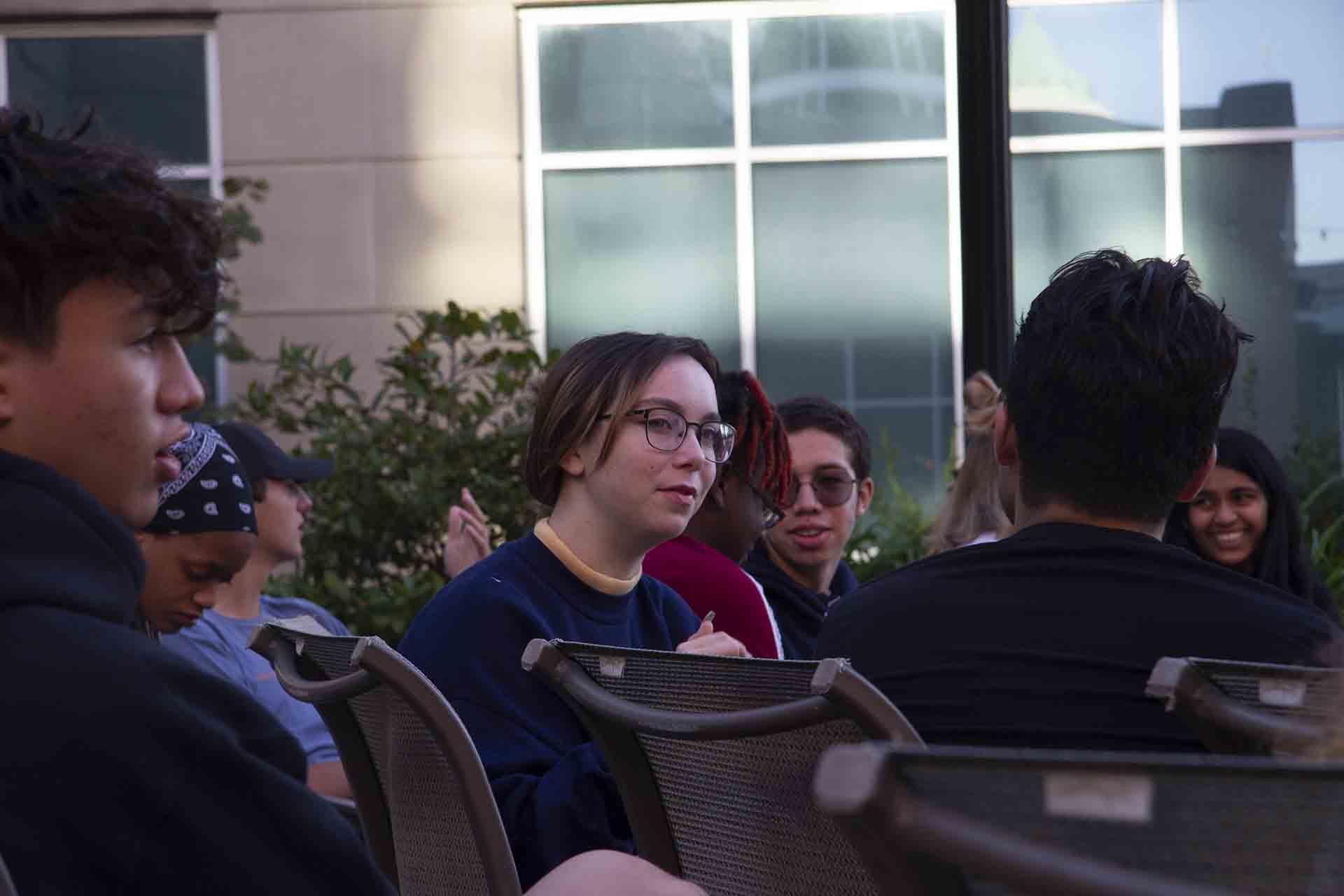 Outdoor classes lead to students engaging and interacting on the subject matter.